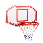 Recreatieve basketbalset voor tuin of garage - rood/wit/b..., Sport en Fitness, Ophalen of Verzenden, Nieuw, Ring, Bord of Paal