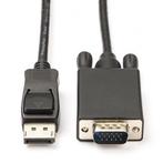 DisplayPort naar VGA kabel | Nedis | 2 meter (Full HD), Verzenden