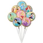 Disney Prinsessen Helium Ballonnen Set 8 delig leeg, Verzenden