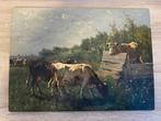 Johannes H.L.de Haas (1832-1908) - Cows in the field, Antiek en Kunst, Kunst | Schilderijen | Klassiek
