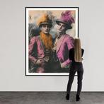 Anne Dias (1985) - (XXL) Giant Between Flowers And Flesh, Antiek en Kunst, Kunst | Schilderijen | Modern
