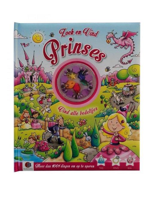 Bookie Lookie Hobbyboek Zoek En Vind: Prinses Papier Roze, Livres, Livres Autre, Envoi