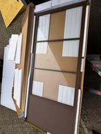 OUTLET: Stalen Schuifdeur Brons 3 Vlaks 235x95 Helder glas i, Doe-het-zelf en Bouw, Nieuw, Metaal, Inclusief glas, 225 cm of meer
