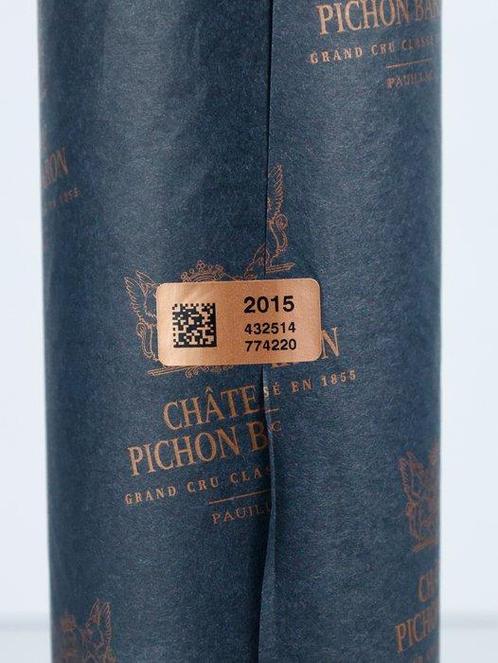 2015 Château Pichon-Longueville au Baron de, Verzamelen, Wijnen