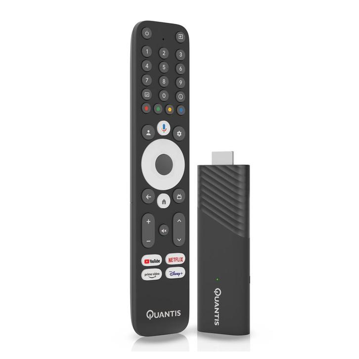 Quantis QE600 - GoogleTV - 4K - (32GB) met Chromecast HDMI s, Audio, Tv en Foto, Schotelantennes, Nieuw, Ophalen of Verzenden