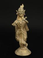 sculptuur, Krishna - Bastar Chhattisgarh, Tribale Dhokra -