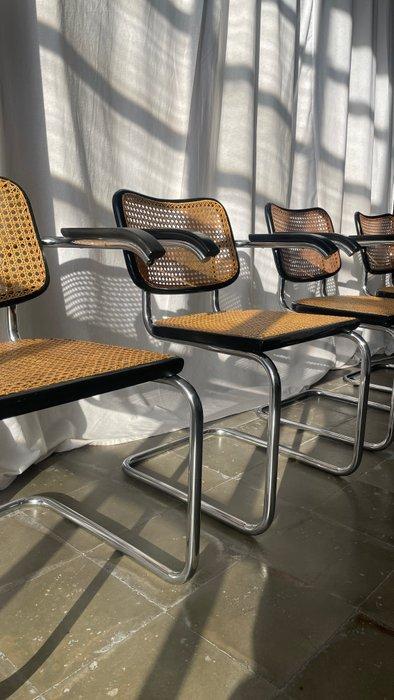 Gavina - Marcel Breuer - Chaise (4) - B64 - Bois, Antiek en Kunst, Antiek | Meubels | Stoelen en Sofa's