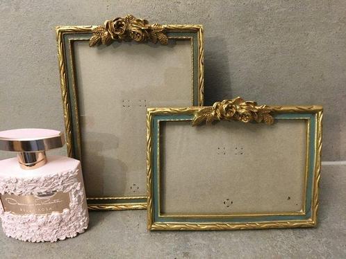 Cadre (2) - Verre, Résine - CANAPÉS DE FÉE DE LUXE, Antiek en Kunst, Curiosa en Brocante