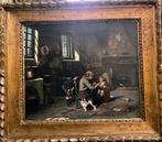 Italiaanse school (XX) - Scena familiare in un interno