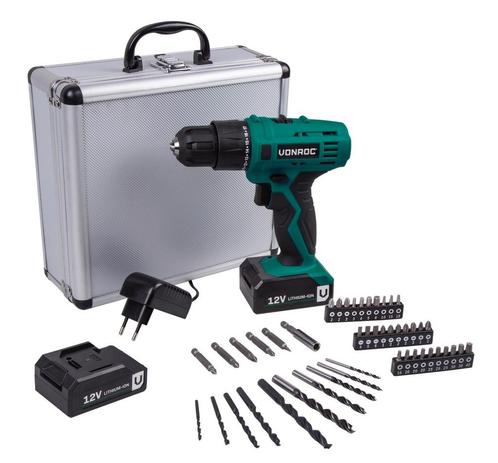 Accuboormachine 12V met 46 accessoires en 2 accus in koffer, Doe-het-zelf en Bouw, Gereedschap | Boormachines, Nieuw, Verzenden