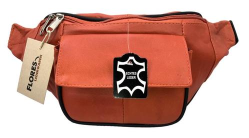 Heup/buiktas Flores Lederwaren model Active met klep (Roes, Handtassen en Accessoires, Tassen | Schoudertassen, Verzenden