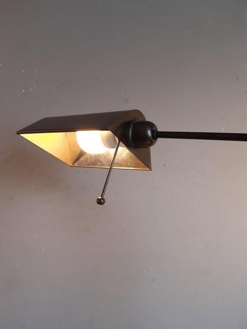 Staande lamp - Messing - zwenkarm, Antiek en Kunst, Curiosa en Brocante