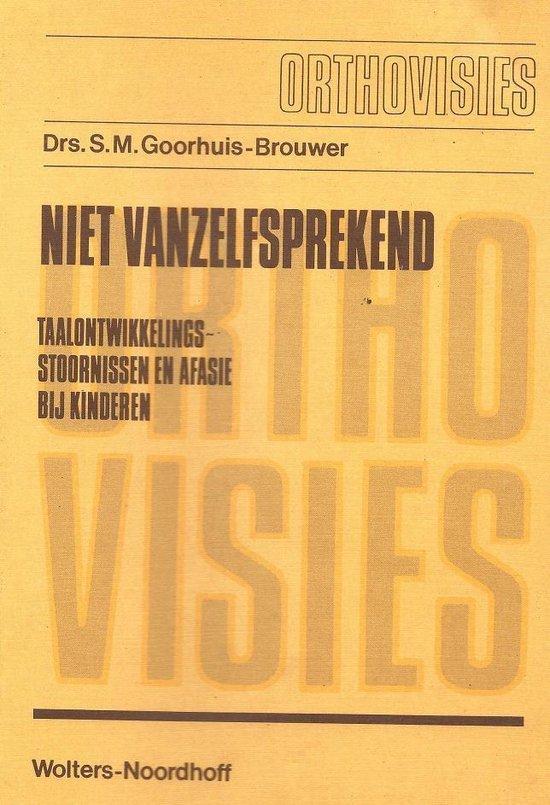 Niet vanzelfsprekend 9789001674199 Goorhuis Brouwer, Boeken, Studieboeken en Cursussen, Gelezen, Verzenden