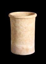 Oud-Egyptisch Albast Cilindrische pot (Zonder minimumprijs), Antiek en Kunst