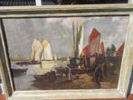 École belge (XX), D’après - Vissers te Bretagne, Antiek en Kunst