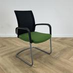 vergaderstoel Ahrend, groene/zwarte stoffering - grijze, Huis en Inrichting, Stoelen, Gebruikt, Zwart, Eén