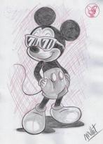Millet - 1 Pencil drawing - Mickey Mouse - Vintage Style