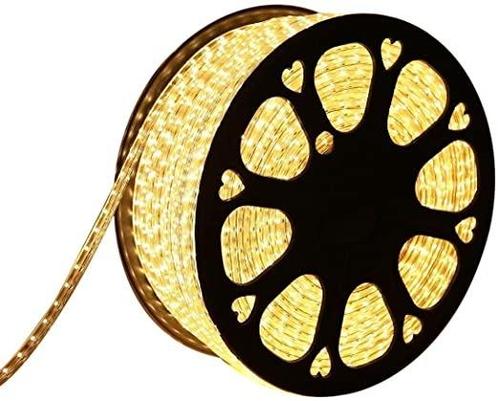 LED Strip Warm wit - 30 meter in een ROL - 220V - 5050 SMD, Maison & Meubles, Lampes | Autre, Envoi