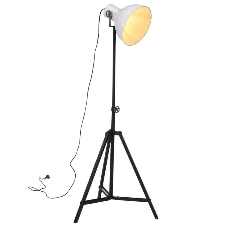 vidaXL Vloerlamp 25 W E27 61x61x90/150 cm wit, Huis en Inrichting, Lampen | Overige, Nieuw, Verzenden