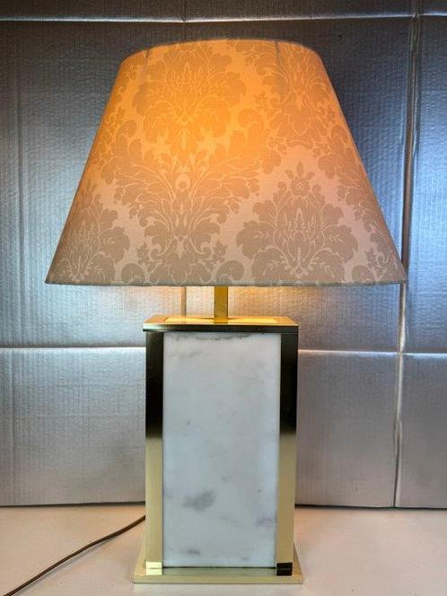 Lamp - Elegant Luxueuze Marmeren Lamp met Messing Afwerking, Huis en Inrichting, Overige Huis en Inrichting