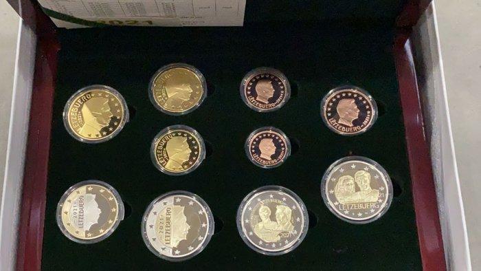 Luxemburg. Proof Set 2021 (incl. 2 euro Grand-Duc Jean +, Postzegels en Munten, Munten | Europa | Euromunten