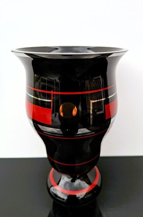 Verreries Doyen - Baugniet - Art Deco - Vaas - Glas, Antiek en Kunst, Antiek | Meubels | Stoelen en Sofa's