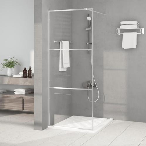 vidaXL Inloopdouchewand 80x195 cm transparant ESG-glas, Doe-het-zelf en Bouw, Sanitair, Nieuw, Verzenden