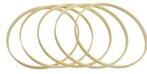 Bamboe ring borduurring flowerhoop +/- 10 cm/stuk bamboo, Nieuw