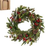 2dekans | House of Seasons Austin Kerstkrans - Ø40 cm -, Diversen, Ophalen of Verzenden, Nieuw