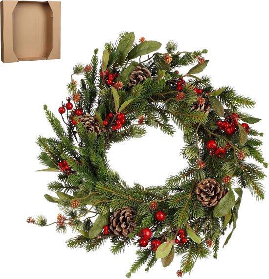 2dekans | House of Seasons Austin Kerstkrans - Ø40 cm -, Diversen, Kerst, Ophalen of Verzenden