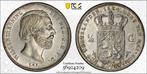 Nederland, Utrecht William III. 1/2 Gulden 1864 - PCGS AU55
