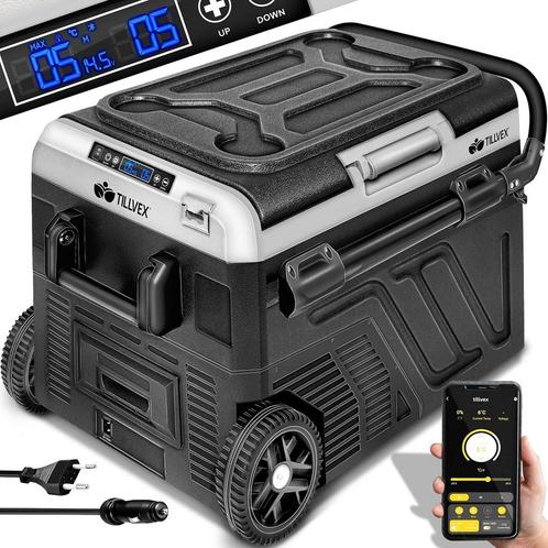 tillvex® Compressorkoelbox, elektrisch, 40-60 liter, elektri, Huis en Inrichting, Woonaccessoires | Overige, Verzenden