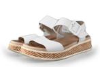 Rieker Sandalen in maat 38 Wit | 5% extra korting, Verzenden, Wit, Sandalen of Muiltjes, Gedragen