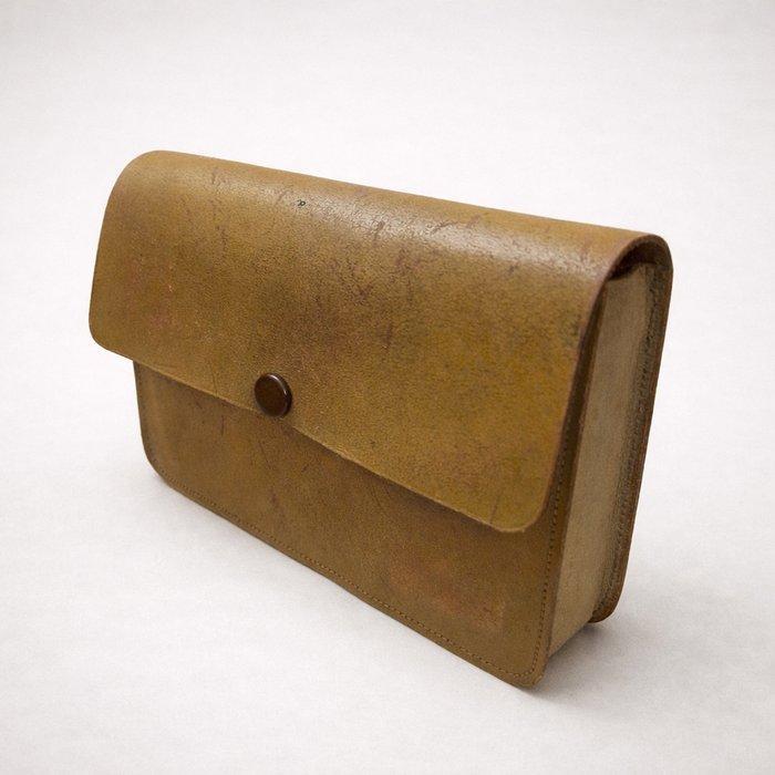 Grand nécessaire de toilette de voyage - Cuir - Coiffeuse, Antiquités & Art, Curiosités & Brocante