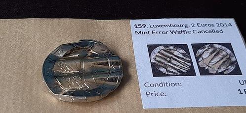 Luxemburg. 2 Euro 2014 With cancelled marks (Zonder, Postzegels en Munten, Munten | Europa | Euromunten