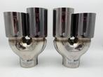 Set Sierstukken black pearl RVS Dubbel Rond – versprongen –, Ophalen of Verzenden, Nieuw