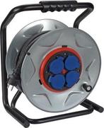 2dekans | Perel Kabelhaspel - 40m Kabel - Spatwaterdicht -, Doe-het-zelf en Bouw, Elektriciteit en Kabels, Ophalen of Verzenden