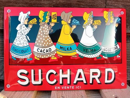 Emaille reclamebord Chocolat Suchard, Verzamelen, Merken en Reclamevoorwerpen, Verzenden