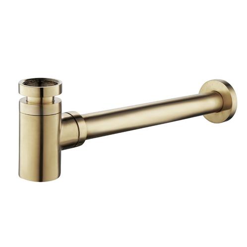 Sifon BWS Mark 5/4 laag Geborsteld Messing Goud, Doe-het-zelf en Bouw, Sanitair, Overige typen, Nieuw, Ophalen of Verzenden