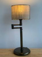 Lampe de table - Lampe de table à bras oscillant en bronze -