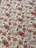 san leucio - tissu marin rouge corail exclusif - Tissu