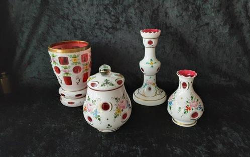 Kandelaar (4) - Kristal, Antiek en Kunst, Antiek | Glaswerk en Kristal