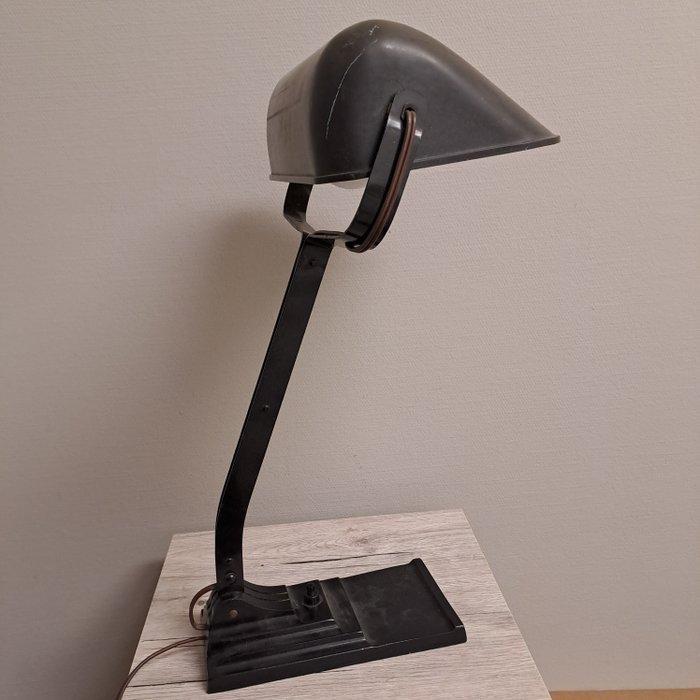 Erpé - Lampe de bureau - Métal noir verni / bakélite - lampe, Antiquités & Art, Art | Objets design