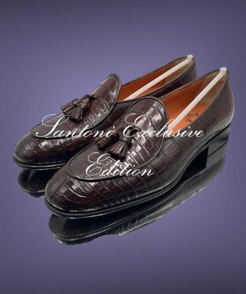 Santoni - Loafers - Maat: EU 42 - Nieuw in doos