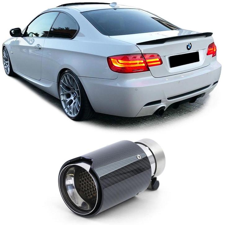 Sport Uitlaat Eindpijp Carbon Zwart BMW | Top Deal | 40%..., Auto-onderdelen, Uitlaatsystemen, Nieuw, BMW, Verzenden