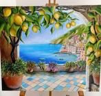 A. Marino (XX) - Terrazza su Amalfi