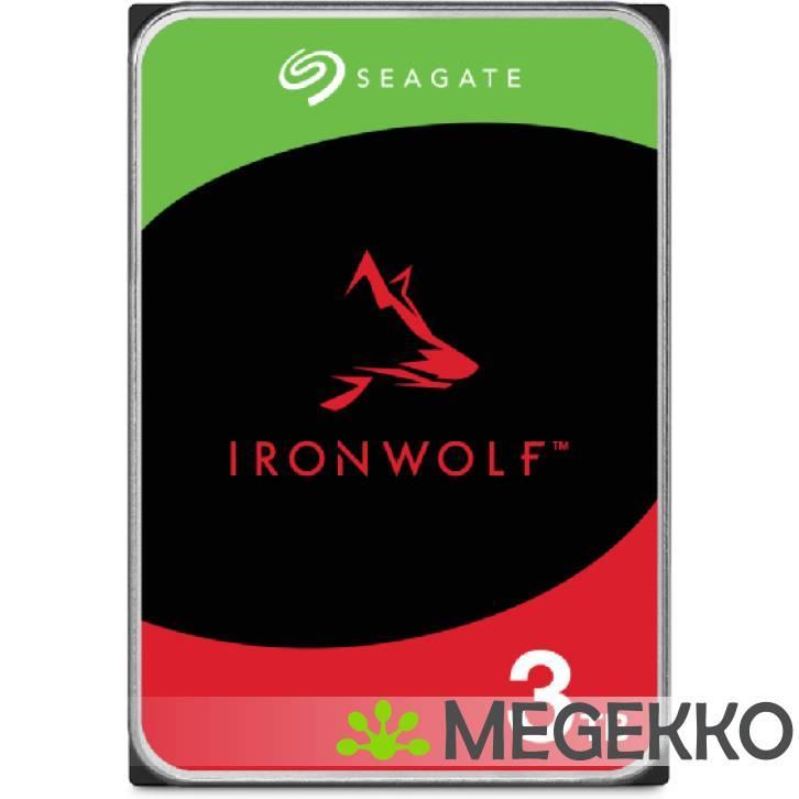Seagate HDD NAS 3.5  3TB ST3000VN006 Ironwolf, Computers en Software, Harde schijven, Nieuw, Verzenden