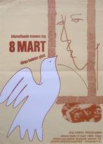 Internationale vrouwendag 1983 (lijst optie, Posters), Verzamelen, Verzenden, Nieuw, Overige onderwerpen, Met lijst