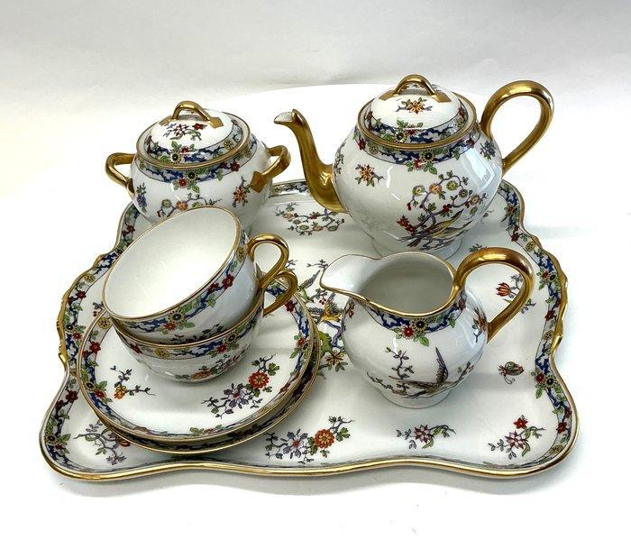 Porcelaine de Limoges tea service, tête-à-tête, M-Freres -, Antiek en Kunst, Antiek | Glaswerk en Kristal