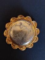 Reliekhouder - Messing, Glas, Textiel, Papier - 1960-1970 -